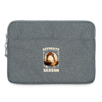 Affogato Season - Laptop bag 15" - heather grey - Front