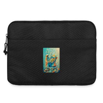 Koi underwater colorful artwork - Laptop bag 15" - black - Front