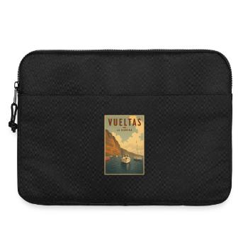Vueltas La Gomera Poster - Laptoptasche 15" - Schwarz - Vorne