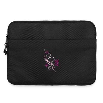 Flowers Cherry Blossom Butterfly - Laptop bag 15" - black - Front