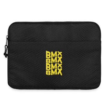 Chemise verticale BMX – Yellow Bike Design - Sacoche pour ordinateur portable 15 pouces - noir - Devant