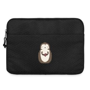 zauberhafter süßer Igel mit Herz - Laptoptasche 15" - Schwarz - Vorne