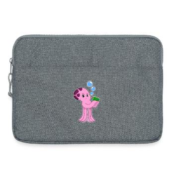 Cartes de poker Krake Poker - Sacoche pour ordinateur portable 15 pouces - gris chiné - Devant