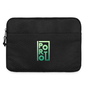 Porto Portugal Cadre dégradé - Sacoche pour ordinateur portable 15 pouces - noir - Devant