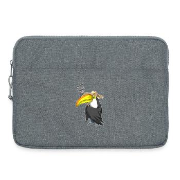 Ferme du Toucan Harke - Sacoche pour ordinateur portable 15 pouces - gris chiné - Devant