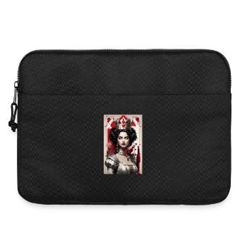 Fantasy Cyberpunk of the Queen of Hearts III - Laptop bag 15" - black - Front
