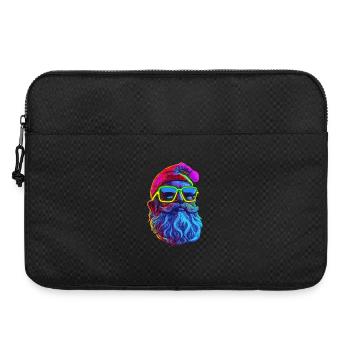 Néon Santa Popart - Sacoche pour ordinateur portable 15 pouces - noir - Devant