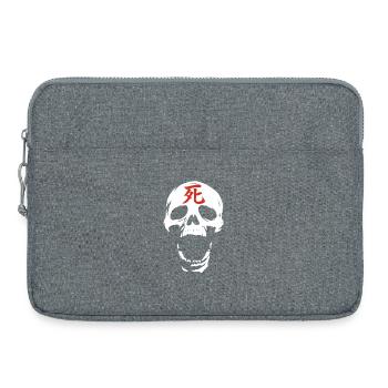 The White Skull and the Red Death - Laptop bag 15" - heather grey - Front