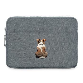 Australian Shepherd - Laptop bag 15" - heather grey - Front