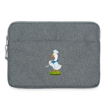 Cuisson du canard Cuillère à cuillère - Sacoche pour ordinateur portable 15 pouces - gris chiné - Devant