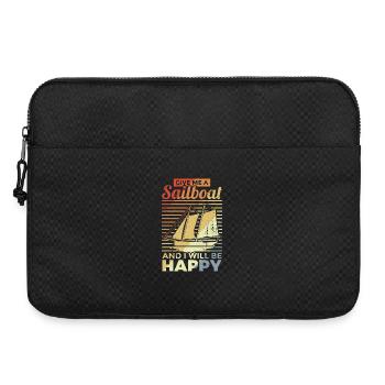 Vintage Sailing - Laptop bag 15" - black - Front
