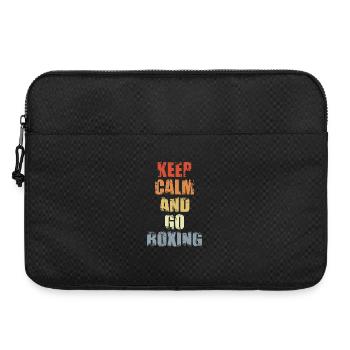 Keep Calm And Go Boxing - Laptoptasche 15" - Schwarz - Vorne