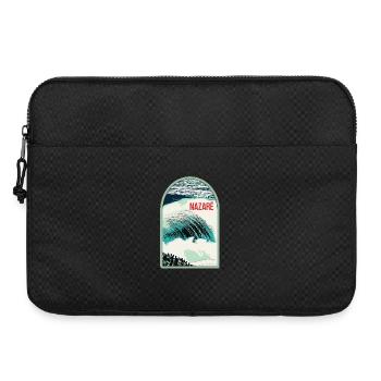 Vagues de Nazaré, Paradis du Surf - Sacoche pour ordinateur portable 15 pouces - noir - Devant
