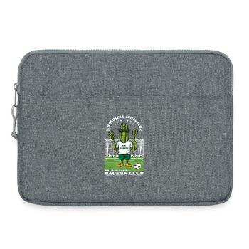 1. Club d’asperges du jardin FC - Sacoche pour ordinateur portable 15 pouces - gris chiné - Devant