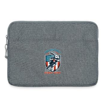 Hare Today, Gone Tomorrow: The Football Furry Fury - Laptop bag 15" - heather grey - Front