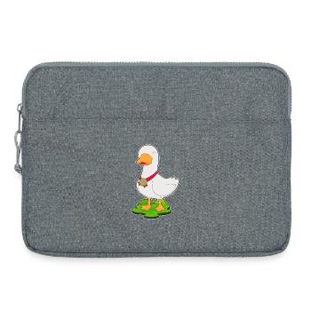 Médaille du canard - Sacoche pour ordinateur portable 15 pouces - gris chiné - Devant