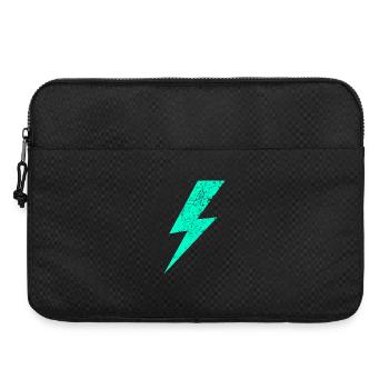 Electric flash in pastel - Laptop bag 15" - black - Front