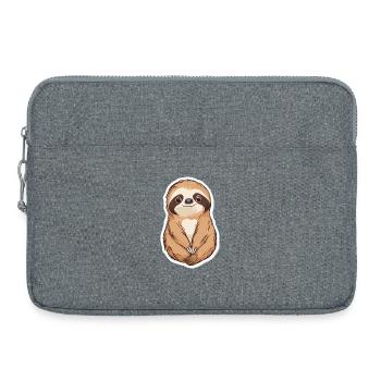 Paresse - Sacoche pour ordinateur portable 15 pouces - gris chiné - Devant