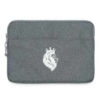 Löwe König Krone - Laptop bag 15" - heather grey - Front