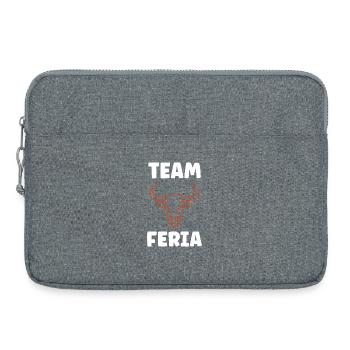 Emblematic bull's head for feria - Laptop bag 15" - heather grey - Front