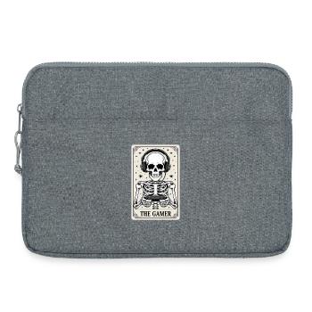 Tarot Card Skeleton Video Game Halloween Gamer - Laptoptasche 15" - Grau meliert - Vorne