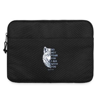 Citation religieuse Verset biblique - Sacoche pour ordinateur portable 15 pouces - noir - Devant