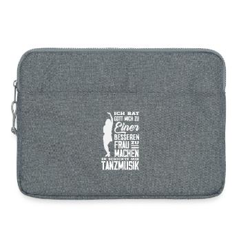 Dance - Laptop bag 15" - heather grey - Front