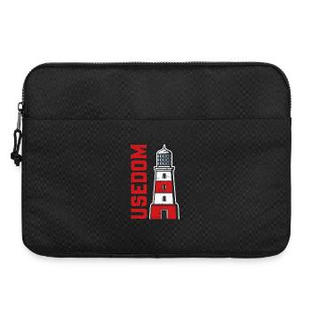 Île USEDOM MER BALTIQUE Vacances Phare Drôle - Sacoche pour ordinateur portable 15 pouces - noir - Devant