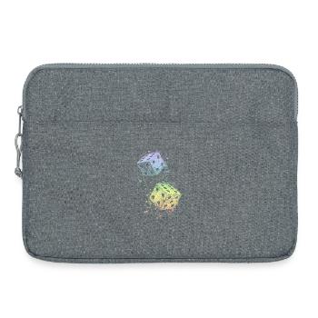 Würfel - Laptoptasche 15" - Grau meliert - Vorne