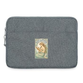 Sirène Sirène Lire, Livre de rêve - Sacoche pour ordinateur portable 15 pouces - gris chiné - Devant