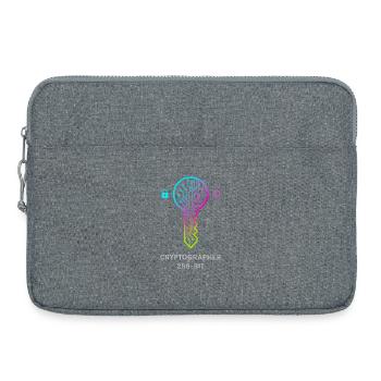 Expert en Cryptographie et Sécurité 256 bits - Sacoche pour ordinateur portable 15 pouces - gris chiné - Devant