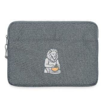 Silver Spirit: The Master Ceramist Lion - Laptop bag 15" - heather grey - Front