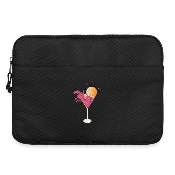 Cocktail disco – Martini rose avec Squirting Di - Sacoche pour ordinateur portable 15 pouces - noir - Devant