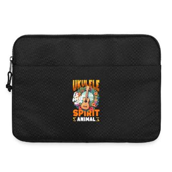 Ukulele Is My Spirit Animal Hawaii Musiker Spruch - Laptoptasche 15" - Schwarz - Vorne