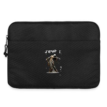 Statue de la rivière dorée - Sacoche pour ordinateur portable 15 pouces - noir - Devant