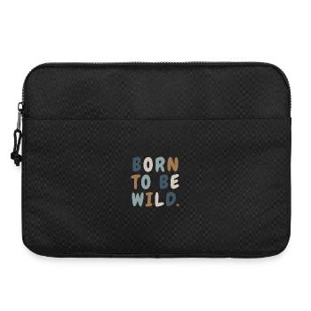 Sweat minimaliste mignon Born Wild Boho - Sacoche pour ordinateur portable 15 pouces - noir - Devant