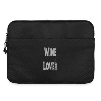 Amant de vin - J'aime le vin - vin rouge - cave - Art - Sacoche pour ordinateur portable 15 pouces - noir - Devant