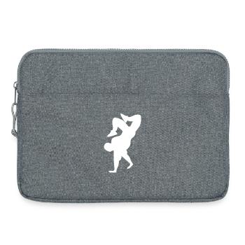Breakdance - Laptoptasche 15" - Grau meliert - Vorne
