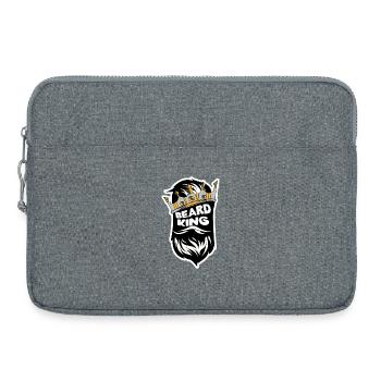 Beard Masculinity Statement Beard Hairstyle Beard Wearer - Sacoche pour ordinateur portable 15 pouces - gris chiné - Devant