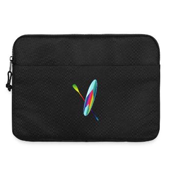 Stand up paddling farbenfrohes Paddle Board - Laptoptasche 15" - Schwarz - Vorne