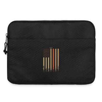 Drapeau des États-Unis Rétro - Sacoche pour ordinateur portable 15 pouces - noir - Devant