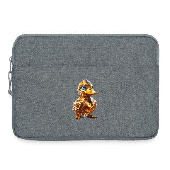 Canard de cristal - Sacoche pour ordinateur portable 15 pouces - gris chiné - Devant