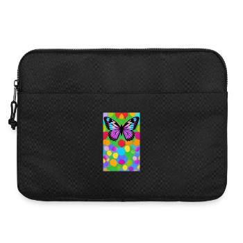 Papillon multicolor sublime - Sacoche pour ordinateur portable 15 pouces - noir - Devant