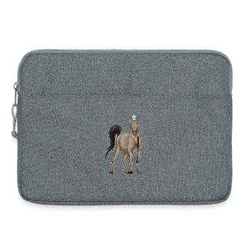 Horse Golf Golf Clubs - Laptop bag 15" - heather grey - Front
