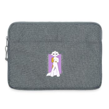 Heart River - Introverti (par Bunneko_Arts) - Sacoche pour ordinateur portable 15 pouces - gris chiné - Devant