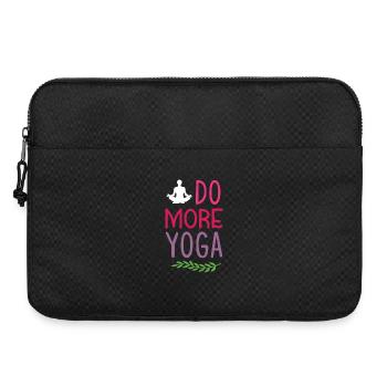 Machen Sie mehr Yoga - Laptoptasche 15" - Schwarz - Vorne