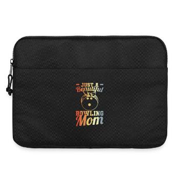 Bowling Mom - Laptop bag 15" - black - Front