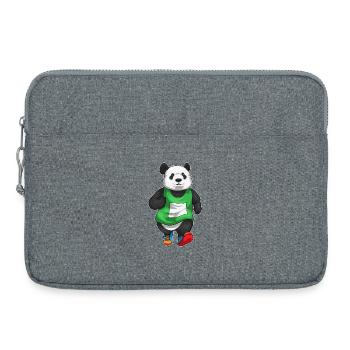 Panda Jogger Jogging Sport - Sacoche pour ordinateur portable 15 pouces - gris chiné - Devant