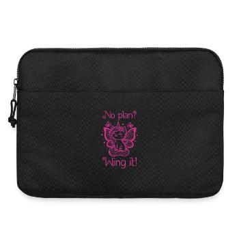 Pas de plan aile Chat licorne ailé - Sacoche pour ordinateur portable 15 pouces - noir - Devant
