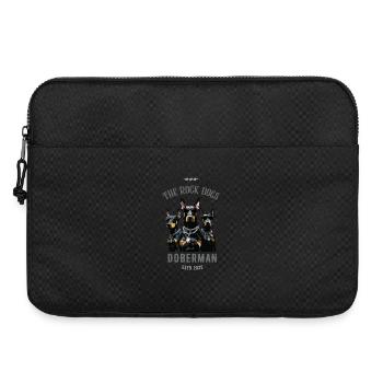 doberman Pinscher - le chien de roche - Sacoche pour ordinateur portable 15 pouces - noir - Devant